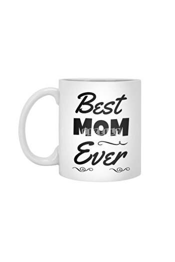 Fizello Best Mom Ever White Mug, Gift, Dowry, Presentation Holder