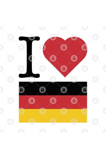 TatFast Ich Liebe Deutschland - كوب، هدية، مهر، حامل عرض