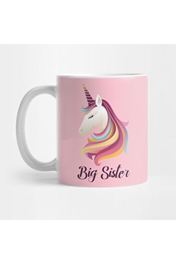 TatFast Unicorn Big Sister Mug, Gift, Dowry, Presentation Holder