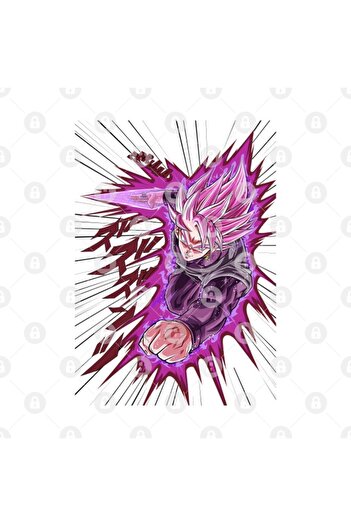 TatFast Black Goku Super Saiyajin Rose Mug, Gift, Dowry, Presentation