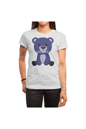 Fizello Футболка з малюнком Blue Bear для чоловіків та жінок - Unisex Біла