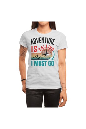 Fizello Біла футболка для чоловіків та жінок Aventura - I Must Go