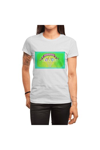 Fizello Чоловічий та жіночий білий футболка - All I Need Is Lolipop's Unisex T-shirt