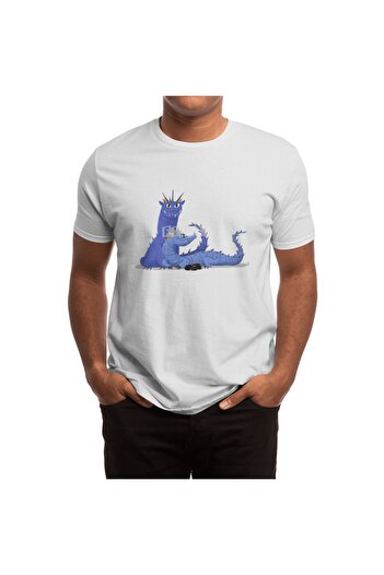 Fizello Чоловіча та жіноча унісекс футболка Dragon Couple білого кольору
