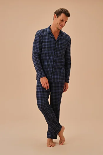 SUWEN Men's Masculine Elvis Pajama Set