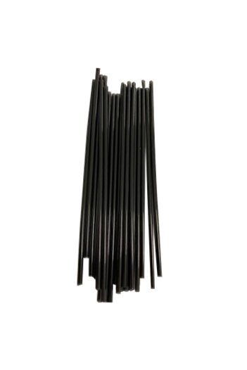 Adin Short Cocktail Straw 300pcs 14cm Bristle Straw Black Thin Cocktail Straw Bristle Straw American Cocktail Straw