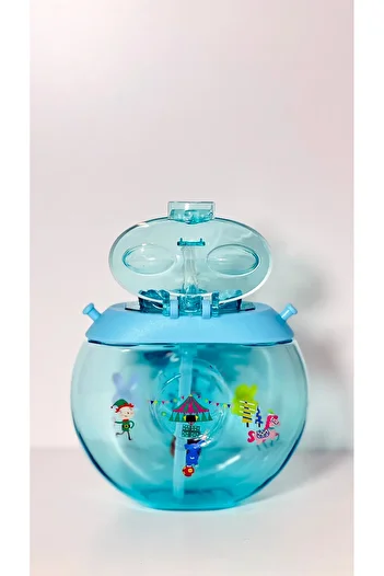 Bonjour 0.50 L Water Bottle - Cute Animal Figure Water Bottle with Portable Strap and for Kids