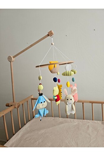 hobiimobiii Dönence (MÜZİKLİ) Bebek beşik süsü Winni the pooh