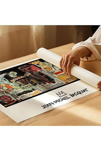 ARTHOUSECOLLECTIVE Jean-Michel Basquiat Poster - Unframed Poster in Painting Dimensions