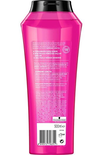 Gliss Gliss Supreme Length Uzun Saçlara Özel Sampuan 500 ml X 2 Adet