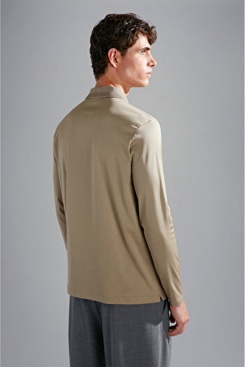 PAUL&SHARK MEN'S KNITTED POLOSHIRT C.WCOTTON