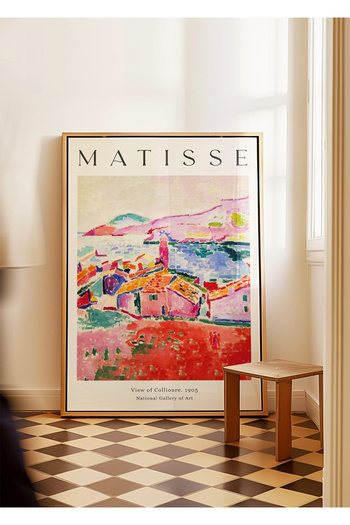 ARTHOUSECOLLECTIVE Matisse Poster - View of Collioure - Unframed Poster at Painting Dimensions