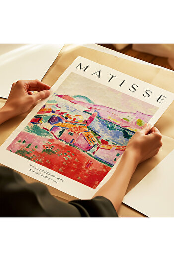 ARTHOUSECOLLECTIVE Matisse Poster - View of Collioure - Unframed Poster at Painting Dimensions