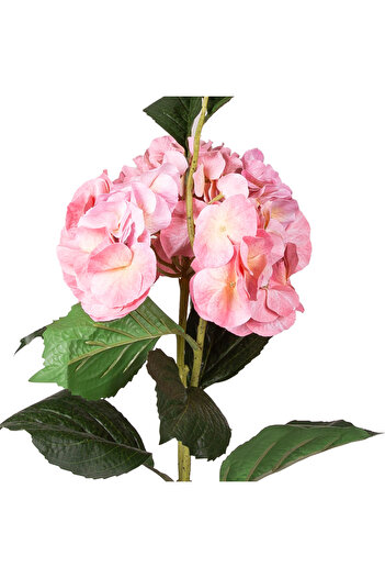 Herdekora Yapay Çiçek Islak Dokulu Ortanca Pembe Tek Dal 110 Cm.