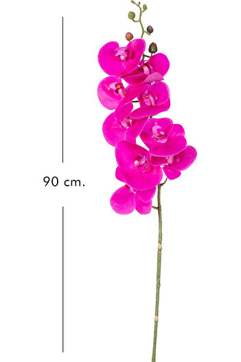 Herdekora Yapay Orkide Gerçek Dokunuş Fuşya 90 Cm.