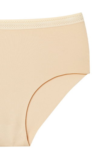 HNX Laser Cut Waist Mesh Elastic High Waist Intelok Women's Panties