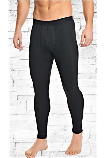 Tutku Poky Men's Black Thermal / Thermal Tights Underwear -0125