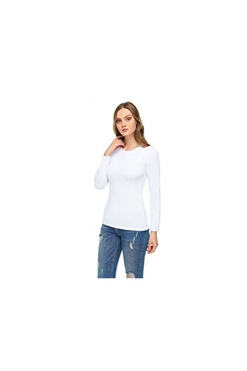Tutku Elit 12 Pieces White Color Long Sleeve Undershirt Undershirt