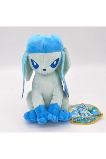 Takara Tomy Glaceon 20cm Pokemon Peluş Oyuncak Etiketli Eevee Serisi