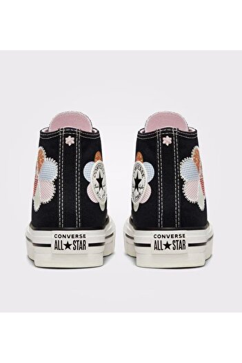 Converse Chuck Taylor All Star Eva Lift - Kids Black/Pink Sneakers