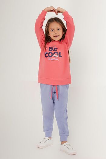 Rolypoly Be Cool Pink Girls' Tracksuit Set
