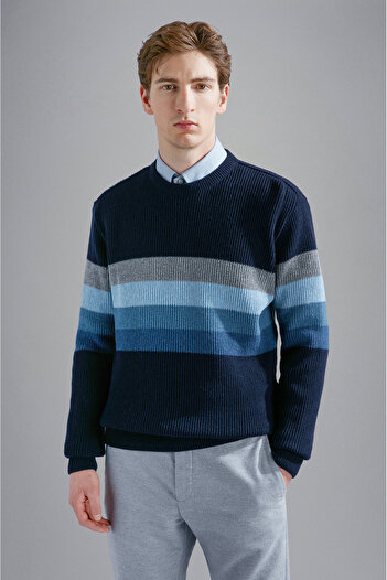 PAUL&SHARK MEN'S KNITTED ROUNDNECK C.W. WOOL