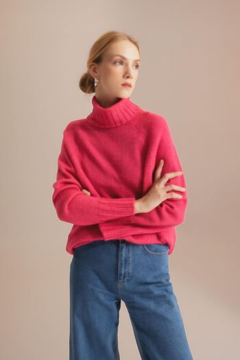 DeFacto Turtleneck Oversize Knitwear Tunic - Long Sleeve X7700az22wn