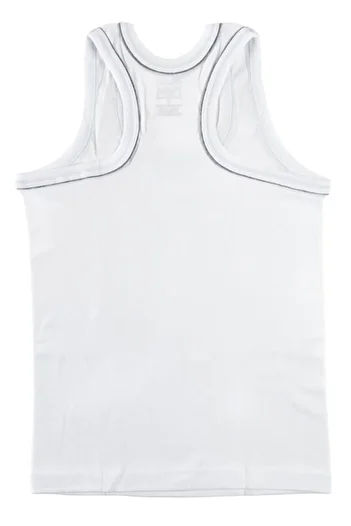 Tutku Underwear Cotton Ribbed Boy's Athlete Undershirt