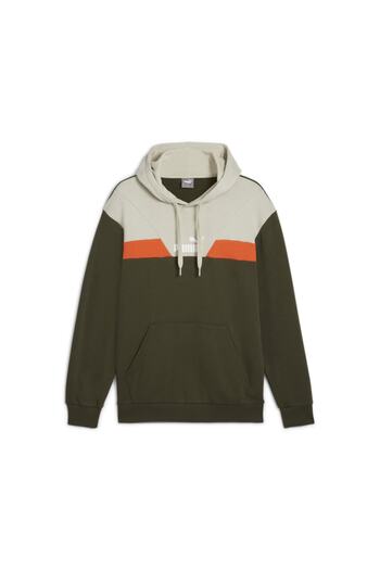Puma Зелений чоловічий світшот Power Colourblock 68173270