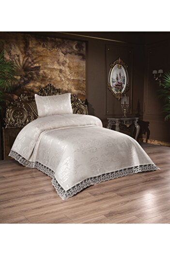 Çeyiz Bahçesi Ivy Single Brocade Bedspread
