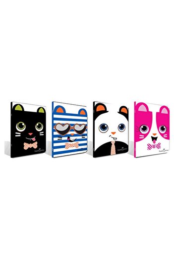 Faber Castell A4 Kaye Stitched Notebook Faces Plastic Cover Lined 80 Sheets5075000177 (Pack of 12)