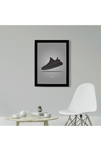 KAYNOCK Yeezy Black, Shoes, Kanye West, Poster Painting Digital Design Painting