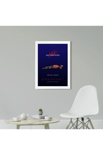 KAYNOCK Max Verstappen Rb16b, Formula 1, F1, Red Bull, Poster Tablo Dijital Tasarım Tablo