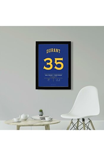 KAYNOCK Kevin Durant Golden State Warriors Nba Poster Tablo