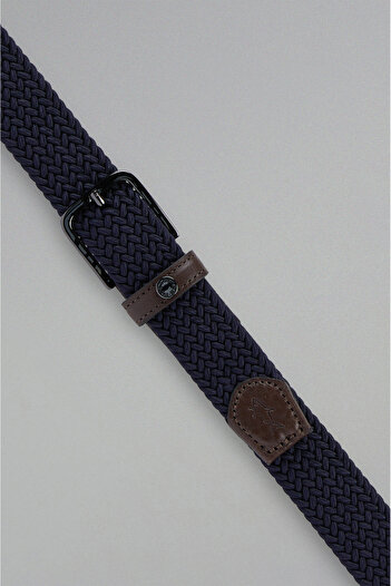 PAUL&SHARK Men's Woven Belt C.W. Elastic Fabric