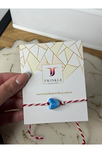 Twinkle Jewellery Porcelain Blue Heart Martençka Bracelet