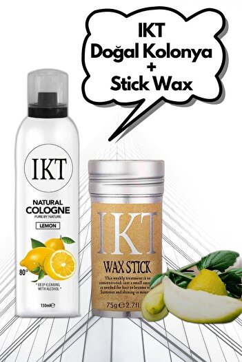 IKT Stick Hair Wax + 150ml Gazlı Kolonya