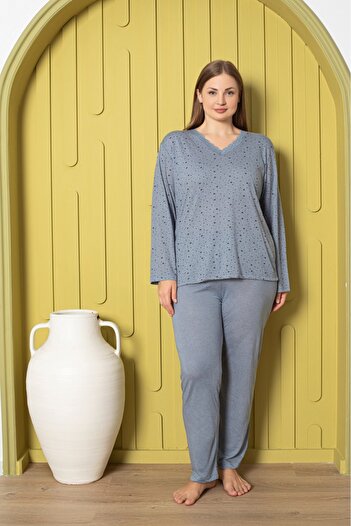 CALİA New Season Women's Bamboo Long Sleeve Pajamas Set