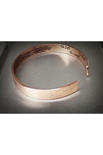 DA Cooper Design Pure Copper Bracelet Copper Bracelet with Verse 30 gr Copper