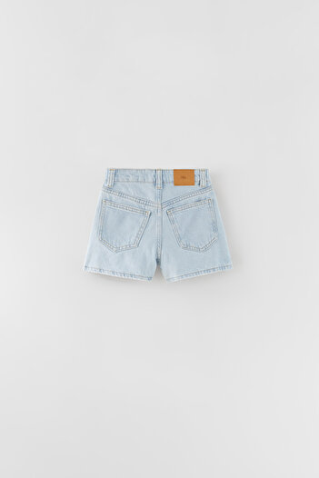 Zeyder Kids Fusta scurtă din denim cu nasturi pentru fete