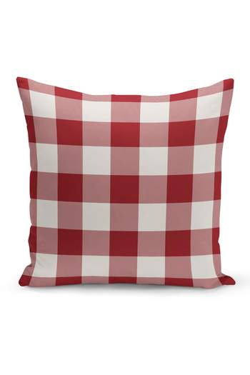 Bertille Home New Year's Plaid Series - Double Sided Digital Printed Throw Pillow Cover (Noel Christmas Pillow Cover)