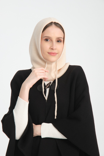 VEGA MODA Ayarlanabilir Triko Başlık, Balaclava, Triko Başlık, Bere, Kapüşonlu Başlık, Triko Örgü Balaclava