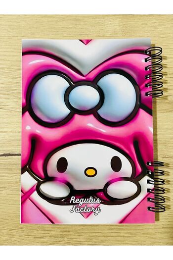 Cuppy Box Sanrio Melody Notebook 50 Pages 1 Page Bonus Matte Sticker