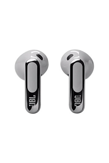 JBL LIVE FLEX 3 True Wireless Noise-Cancelling Open-Stick Earbuds, Silver