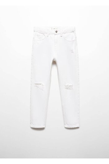 MANGO Kids White Jeans for Kids