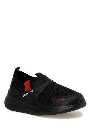 Kinetix Wester 3fx Black Boy's Slip-On Shoes