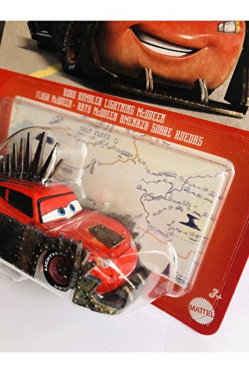 CARS Tekli Karakter Araçlar Disney Pixar Cars On The Road “ ROAD RUMBLER LIGHTNING McQueen 1:55 Mattel