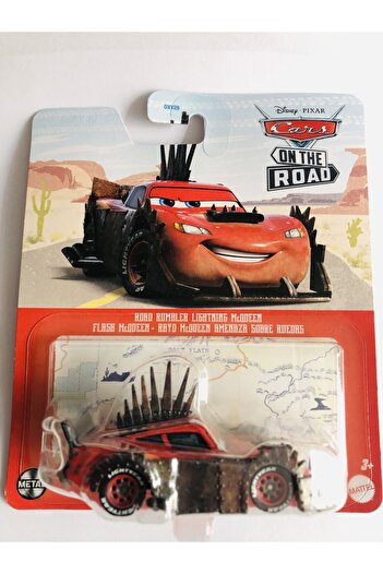 CARS Tekli Karakter Araçlar Disney Pixar Cars On The Road “ ROAD RUMBLER LIGHTNING McQueen 1:55 Mattel