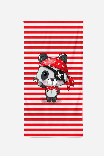 MoveBeach Panda Patterned Children's Beach Towel, Bath Towel