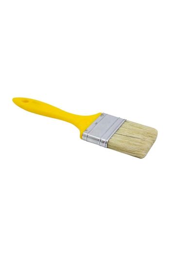 TOPALAKTİCARET Class Brush No:1 Plastic Handle Cutting Brush Paint Brush